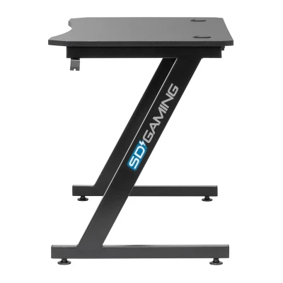 Gear PC Gaming Desk With Built-in Charging Station Black - SD Gaming 9 Gear PC Gaming Desk With Built-in Charging Station Black - SD Gaming - Image 9