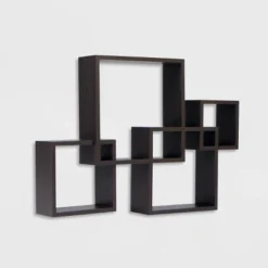25.5" X 17.75" Intersecting Cube Wall Shelf - Danya B. -WorkHaven Sales Shop GUEST 85ba85fe 93b5 4eb0 bd69 80dd4a1a902e