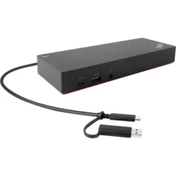 Lenovo ThinkPad Hybrid USB-C With USB-A Dock - For Lenovo ThinkPad Notebook - 135 W Power - 6 X USB Ports - Network (RJ-45)