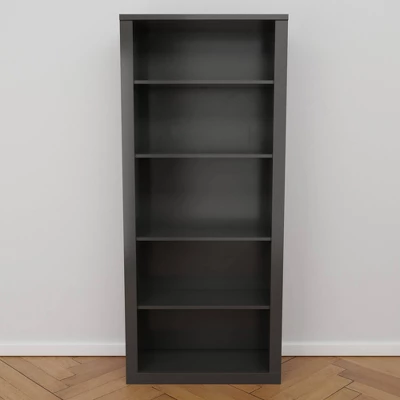 72" Elaine 5 Shelf Standard Bookcase - Brookside Home 15 72" Elaine 5 Shelf Standard Bookcase - Brookside Home - Image 15