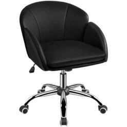 Yaheetech Modern Swivel Rolling Desk Chair With Armrests For Home Office -WorkHaven Sales Shop GUEST 8672b0e3 ea2c 4be1 b9ac bf3b96bae605