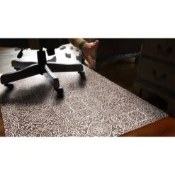 3'x4' Arabesque 9 To 5 Desk Chair Mat - Bungalow Flooring