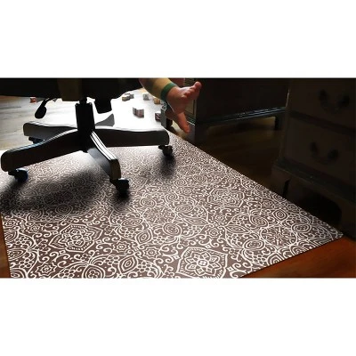 3'x4' Arabesque 9 To 5 Desk Chair Mat - Bungalow Flooring 1 3'x4' Arabesque 9 To 5 Desk Chair Mat - Bungalow Flooring