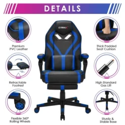 Costway Massage Gaming Chair Racing Recliner Computer Desk Chair W/Footrest -WorkHaven Sales Shop GUEST 873a3142 9180 4899 bf32 b315b32c2901