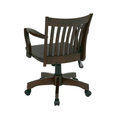 Deluxe Wood Banker's Chair - OSP Home Furnishings 4 Deluxe Wood Banker's Chair - OSP Home Furnishings - Image 4