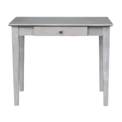 Small Desk With Drawer And Chair Washed Gray/Taupe - International Concepts -WorkHaven Sales Shop GUEST 89210112 7bf1 408f aeb2 946269aa7698
