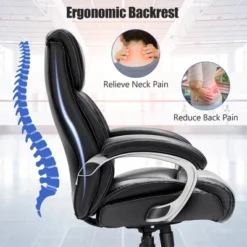 Costway 400LBS Big & Tall High Back Adjustable Swivel Leather Office Chair -WorkHaven Sales Shop GUEST 895b5dea a83a 4862 b49e 5e384eacc0fa