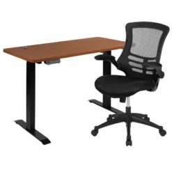 Flash Furniture 48"W X 24"D Electric Height Adjustable Standing Desk With Mesh Swivel Ergonomic Task Office Chair 18 Flash Furniture 48"W X 24"D Electric Height Adjustable Standing Desk With Mesh Swivel Ergonomic Task Office Chair -WorkHaven Sales Shop GUEST 898ef723 af00 4e09 91ff a48a56a8c6e4