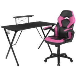 Flash Furniture Gaming Desk And Racing Chair Set With Cup Holder, Headphone Hook, And Monitor/Smartphone Stand 27 Flash Furniture Gaming Desk And Racing Chair Set With Cup Holder, Headphone Hook, And Monitor/Smartphone Stand -WorkHaven Sales Shop GUEST 8a12d3f1 6910 41d5 a1ae 995cd7cea7f0