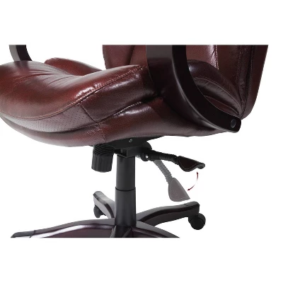 Big & Tall Executive Chair Redwood Leather - Serta 12 Big & Tall Executive Chair Redwood Leather - Serta - Image 12