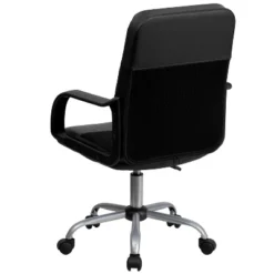 Swivel Task Chair Black Leather/Mesh - Flash Furniture -WorkHaven Sales Shop GUEST 8aee2ccc 6ed7 49a5 8889 65946705453e