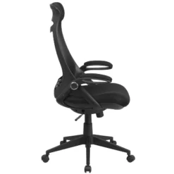 Emma And Oliver High Back Black Mesh Executive Swivel Office Chair With Flip-Up Arms -WorkHaven Sales Shop GUEST 8b52b357 10f3 48e2 8c86 cb64794ca0ff