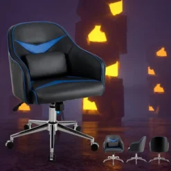 Costway Office Chair Swivel Adjustable Height W/ Massage Lumbar Support Blue 13 Costway Office Chair Swivel Adjustable Height W/ Massage Lumbar Support Blue -WorkHaven Sales Shop GUEST 8b6cd160 2b59 4bc1 9237 89102d4ef201