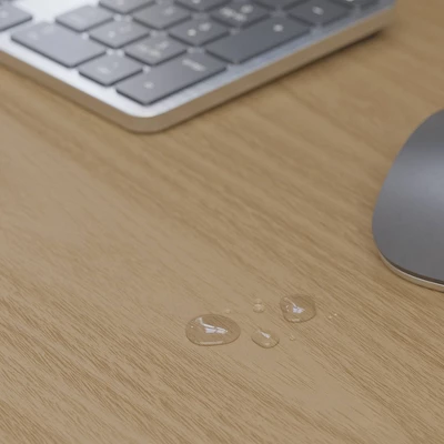 Delia Industrial Metal Desk Oak - Brookside Home 4 Delia Industrial Metal Desk Oak - Brookside Home - Image 4