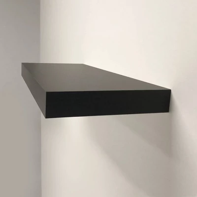 24" Floating Shelf Wall Mounted Hidden Brackets Espresso - Inplace 2 24" Floating Shelf Wall Mounted Hidden Brackets Espresso - Inplace - Image 2