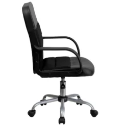 Swivel Task Chair Black Leather/Mesh - Flash Furniture -WorkHaven Sales Shop GUEST 8d7431c6 ea8b 4809 b7fb 5ad41b280fb3