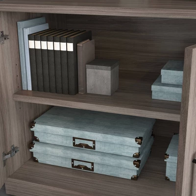 36" Affirm 2 Door Office Storage Cabinet Hudson Elm - Sauder 4 36" Affirm 2 Door Office Storage Cabinet Hudson Elm - Sauder - Image 4