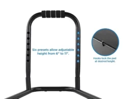 Mount-It! Height Adjustable Foot Rest For Standing And Sitting, Under The Desk Footrest With Handle And Six Height Settings, Anti-Slip Padded Surface -WorkHaven Sales Shop GUEST 8e442b01 6cba 4341 b689 55071af8c5bb