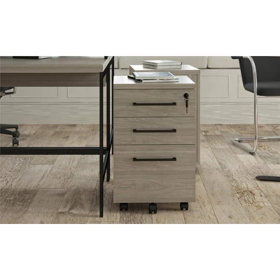 Parkside Mobile File Cabinet Light Brown - Ameriwood Home 4 Parkside Mobile File Cabinet Light Brown - Ameriwood Home - Image 4