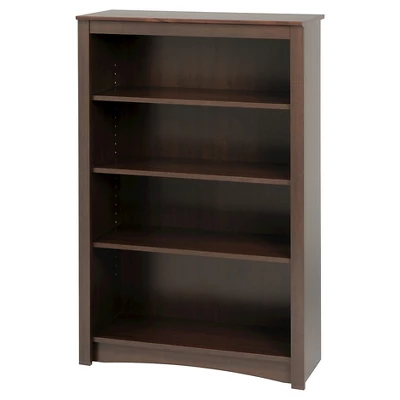 4 Shelf Bookcase Espresso - Prepac 1 4 Shelf Bookcase Espresso - Prepac