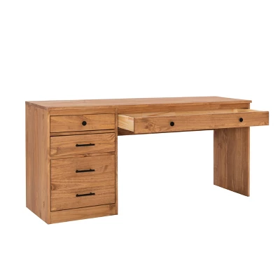 Vanessa Desk 1 File Cabinet - Linon 3 Vanessa Desk 1 File Cabinet - Linon - Image 3