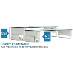 Mount-It! Tempered Glass And Aluminum Monitor Stand With USB Adapter | Fits Up To 32" Monitors | 66 Lbs. Weight Capacity 11 Mount-It! Tempered Glass And Aluminum Monitor Stand With USB Adapter | Fits Up To 32" Monitors | 66 Lbs. Weight Capacity -WorkHaven Sales Shop GUEST 8eec1066 ce30 4252 abfa 512a922a0608