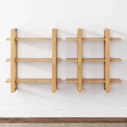 32" Solid Wood Adjustable Floating Wall Shelf - Nathan James -WorkHaven Sales Shop GUEST 8f7c806c 1fe9 44f8 9428 682636ce51d0