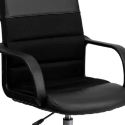 Swivel Task Chair Black Leather/Mesh - Flash Furniture -WorkHaven Sales Shop GUEST 8fed4625 ee04 46f4 b393 d2ced437562f