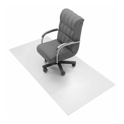 Polycarbonate Chair Mat For Carpets Rectangular Clear - Floortex 5 Polycarbonate Chair Mat For Carpets Rectangular Clear - Floortex - Image 5