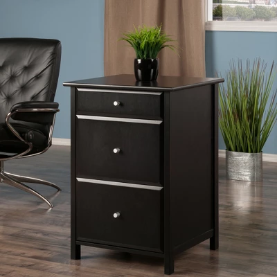 Delta File Cabinet - Black - Winsome 7 Delta File Cabinet - Black - Winsome - Image 7