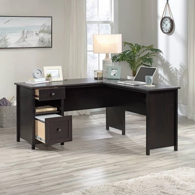 County Line L-Shaped Desk With File Drawer - Sauder 2 County Line L-Shaped Desk With File Drawer - Sauder - Image 2