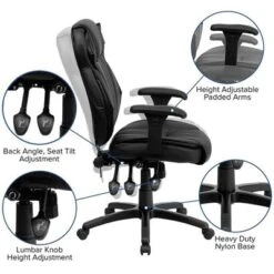 Executive Lumbar Support Swivel Office Chair Black Leather - Flash Furniture 8 Executive Lumbar Support Swivel Office Chair Black Leather - Flash Furniture -WorkHaven Sales Shop GUEST 91b1fd24 51c2 4234 9ecf abc7181bcfd1