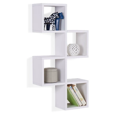 30" X 15.25" Cubby Chessboard Wall Shelf - Danya B. 9 30" X 15.25" Cubby Chessboard Wall Shelf - Danya B. - Image 9