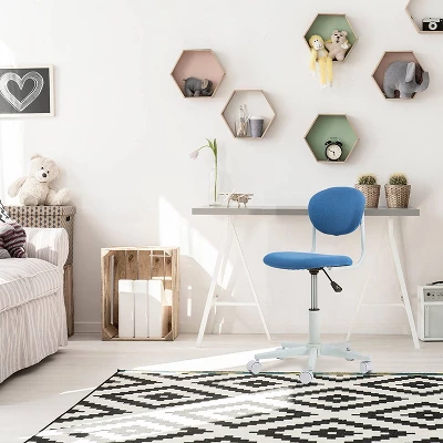 Ella Desk Chair Blue - MiBasics 1 Ella Desk Chair Blue - MiBasics