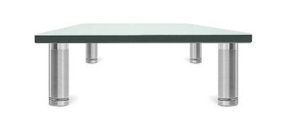 Mount-It! Clear Glass Monitor Stand Computer Desktop Riser, Tempered Glass, Fits 24, 27, 30, 32 Inch Screens, 66 Lbs. Capacity 7 Mount-It! Clear Glass Monitor Stand Computer Desktop Riser, Tempered Glass, Fits 24, 27, 30, 32 Inch Screens, 66 Lbs. Capacity - Image 7