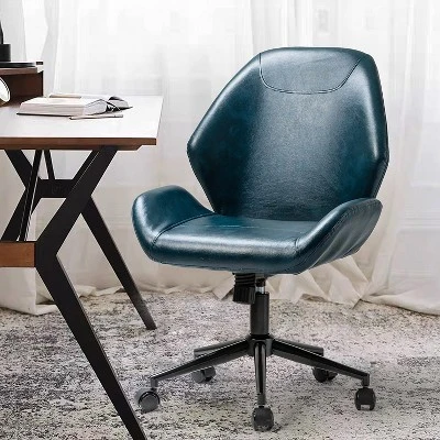 Juli Mid-Back Vegan Leather Office Task Chair With Adjustable Height Home Task Chair | Karat Home 1 Juli Mid-Back Vegan Leather Office Task Chair With Adjustable Height Home Task Chair | Karat Home