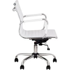 Studio 55D Modern Home Office Chair Swivel Tilt Low Back White Black Chrome Adjustable For Work Desk Home Office Computer 12 Studio 55D Modern Home Office Chair Swivel Tilt Low Back White Black Chrome Adjustable For Work Desk Home Office Computer -WorkHaven Sales Shop GUEST 95051461 b362 4109 8820 2321bb954f9b