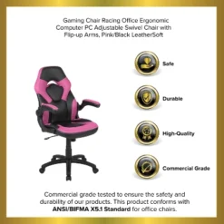 Emma And Oliver Gaming Racing PC Chair With Flip-up Arms -WorkHaven Sales Shop GUEST 959ade81 029d 4f95 a2c2 6df6a27d0373
