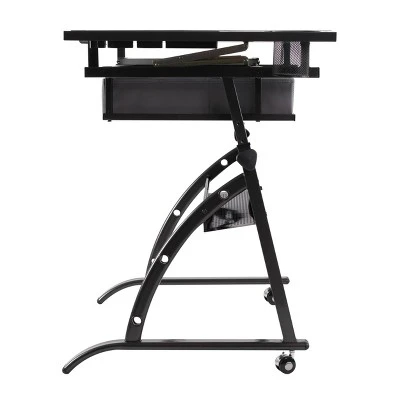 Core Drawing Table And Stool Set Charcoal Black/White - Studio Designs 11 Core Drawing Table And Stool Set Charcoal Black/White - Studio Designs - Image 11