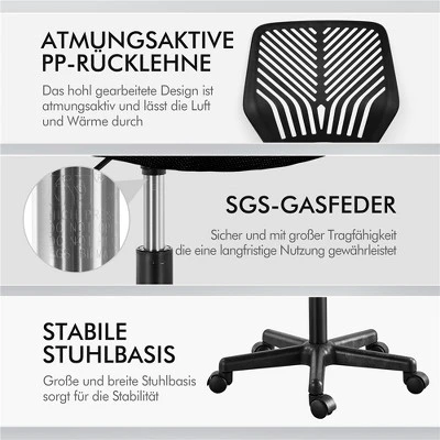 Yaheetech Adjustable Office Chair Swivel Computer Chair 4 Yaheetech Adjustable Office Chair Swivel Computer Chair - Image 4