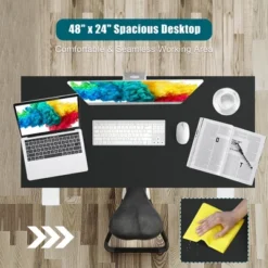 Costway 48'' Electric Sit To Stand Desk Adjustable Standing Workstation W/Control -WorkHaven Sales Shop GUEST 96bc26c6 b6e1 43f9 aecb c3d3bed8ab3e