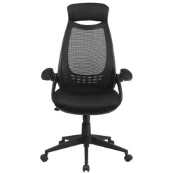 Emma And Oliver High Back Black Mesh Executive Swivel Office Chair With Flip-Up Arms -WorkHaven Sales Shop GUEST 96d828fe 75a1 40ef 8c9e f569eb0b7a75