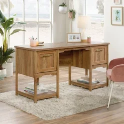 Coral Cape Desk Sindori Mango - Sauder
