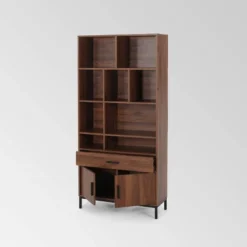 67.25" Gallatin Contemporary Cube Unit Bookcase Walnut - Christopher Knight Home 7 67.25" Gallatin Contemporary Cube Unit Bookcase Walnut - Christopher Knight Home -WorkHaven Sales Shop GUEST 97f2ee7f d8e4 4d90 b758 85e85d63add7
