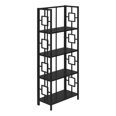 61.5" 4 Shelf Mix Material Etagere Bookcase - EveryRoom 11 61.5" 4 Shelf Mix Material Etagere Bookcase - EveryRoom - Image 11