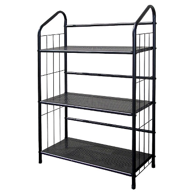 Metal Book Shelf Black - Ore International 3 Metal Book Shelf Black - Ore International - Image 3