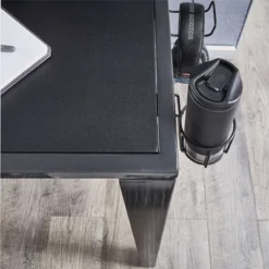 Juneau Metal Computer Desk With USB Charging Port And Adjustable Shelf Gray - Inspire Q 11 Juneau Metal Computer Desk With USB Charging Port And Adjustable Shelf Gray - Inspire Q -WorkHaven Sales Shop GUEST 9b4b2d48 9170 446c bc5b 62fa3e60b90b