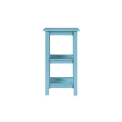30" Landry 2 Shelf Bookshelf Deep Sky Blue - Boraam