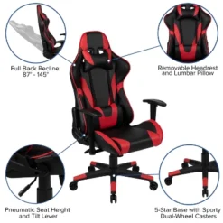 Flash Furniture Gaming Desk And Reclining Gaming Chair Set With Cup Holder And Headphone Hook -WorkHaven Sales Shop GUEST 9c401bf1 4579 4987 b229 8b35a0ef3b81