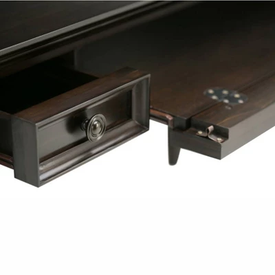 54" Halifax Desk Hickory Brown - WyndenHall 4 54" Halifax Desk Hickory Brown - WyndenHall - Image 4